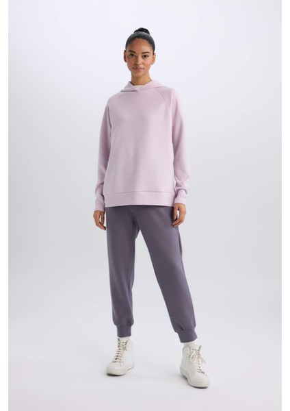 Fit Standart Fit Kapüşonlu Sporcu Sweatshirt D2589AX24AU