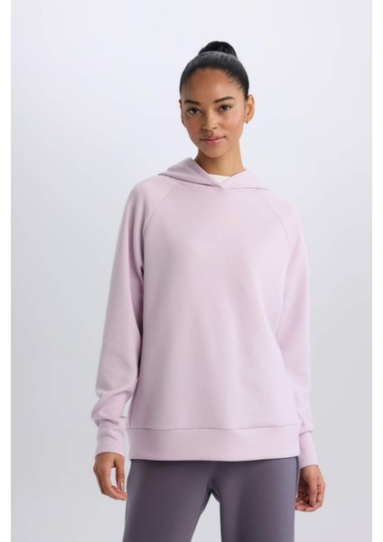 Fit Standart Fit Kapüşonlu Sporcu Sweatshirt D2589AX24AU