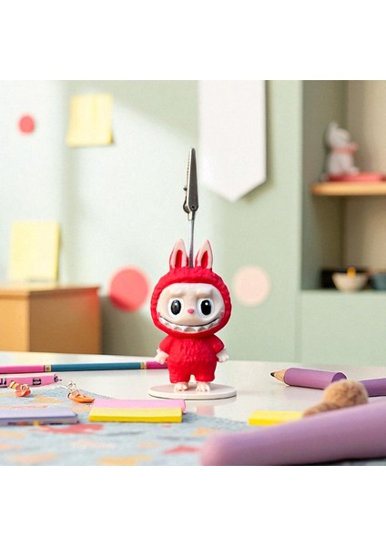 Dekoratif Sevimli Labubu Notluk - Kağıt Tutacağı - Fotoğraf Tutacak modelleri