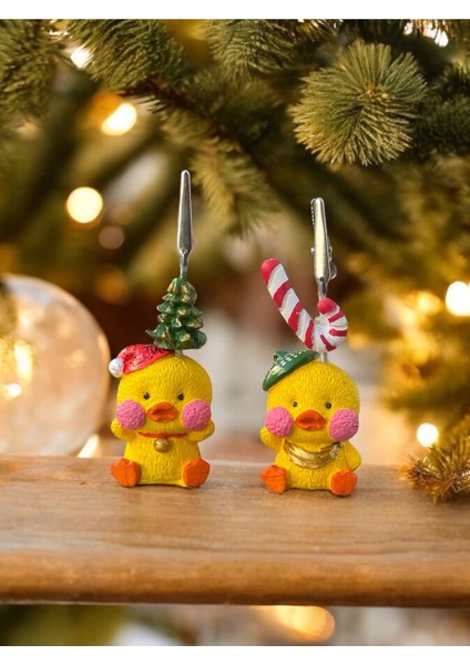 Yeni Yıl Temalı Yılbaşı Süslü Kawaii Şans Civcivleri Fotoğraf ve Not Tutacağı Hediyelik Tutucu fiyatları