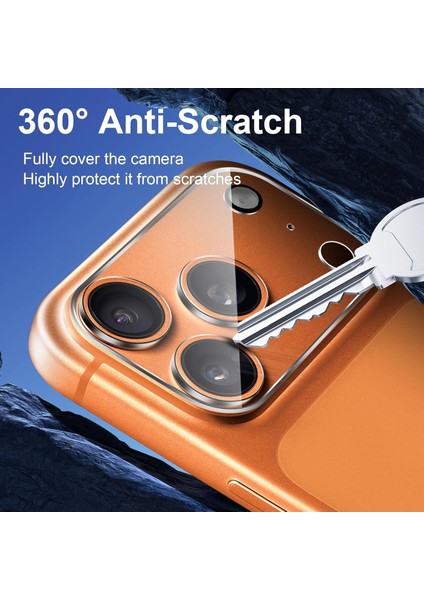 Apple iPhone 17 Pro Max Uyumlu Kamera Koruma Lens Koruyucu Şeffaf Temperli Cam + Ekran Koruyucu Cam 2in1 Set fırsatları