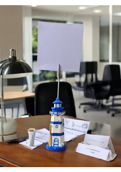 Deniz Feneri Fotoğraf Not Tutucu Ofis Masası Hediyelik modelleri