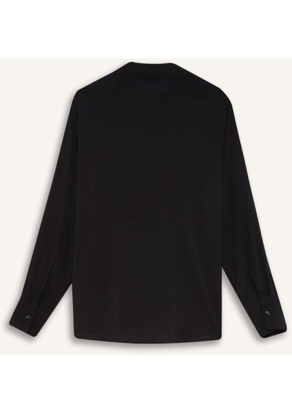 Regular Fit Basic Düz Uzun Kollu GÖMLEK W1802AZ25SP