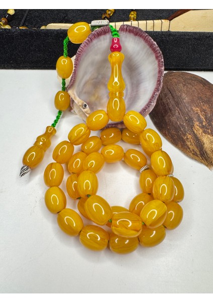 Zeyzun Işçilik Osmanlı Torunu Çubuk Sıkma Kehribar Tesbih modelleri