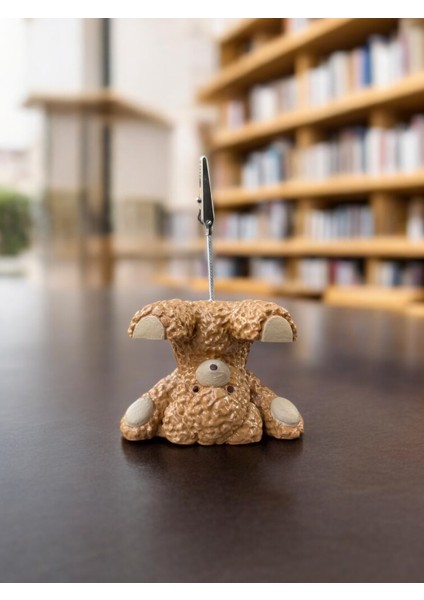 Sevimli Ters Duran Ayıcık Fotoğraf Not Tutucu Ofis Masası Tutacak Hediyelik fiyatları