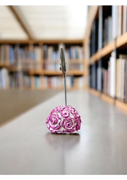 Fuşya Gül Fotoğraf Not Tutucu Ofis Masası Tutacak Hediyelik fırsatları