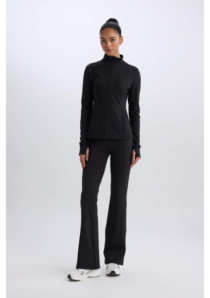 Fit Flare Fit İspanyol Paça Standart Boy Sporcu İnce Pantolon D7197AX25SP