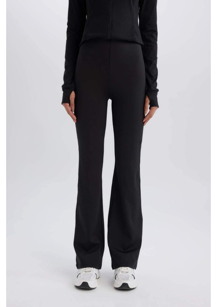 Fit Flare Fit İspanyol Paça Standart Boy Sporcu İnce Pantolon D7197AX25SP