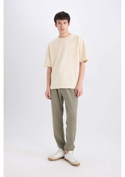 Regular Fit İnce Eşofman Altı Fermuar Cepli Beli Bağcıklı Lastikli Paça B3657AX25SP