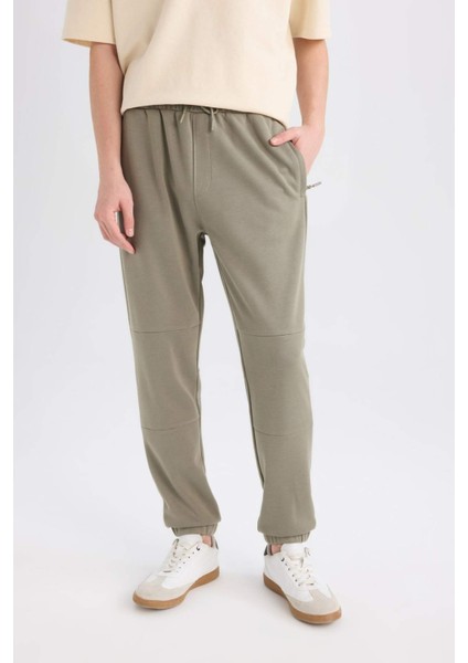 Regular Fit İnce Eşofman Altı Fermuar Cepli Beli Bağcıklı Lastikli Paça B3657AX25SP