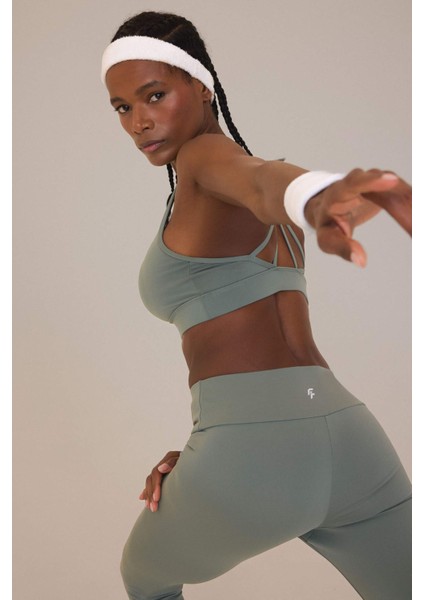 Fit Yuvarlak Yaka Sporcu Bra D7378AX25SP