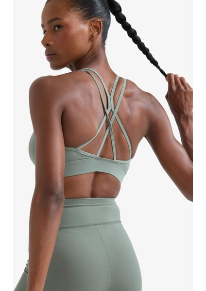 Fit Yuvarlak Yaka Sporcu Bra D7378AX25SP