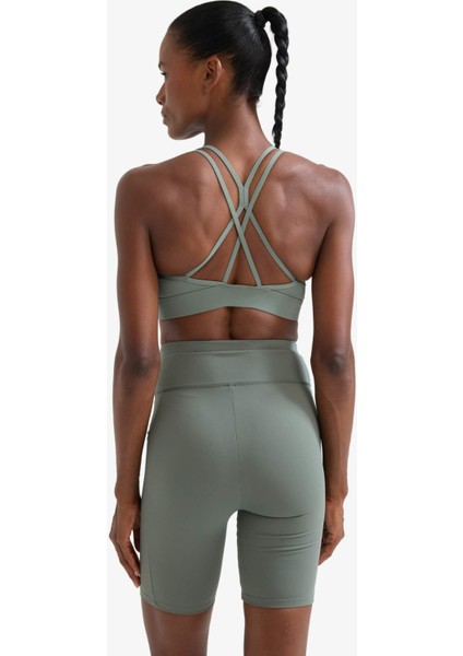 Fit Yuvarlak Yaka Sporcu Bra D7378AX25SP