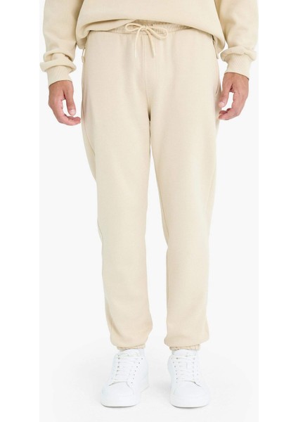 Slim Fit Dar Kesim Fermuar Cepli Pike Eşofman Altı D5258AX25SP