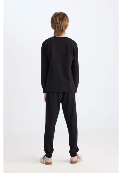 Erkek Çocuk Pijama Takımı Marvel Spiderman Uzun Kollu Üst Uzun Alt D6527A824WN