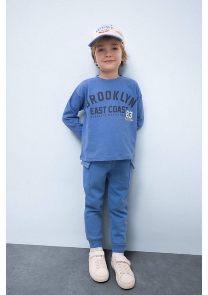 Erkek Bebek Beli Lastikli Cepli Eşofman Altı D7766A525SP