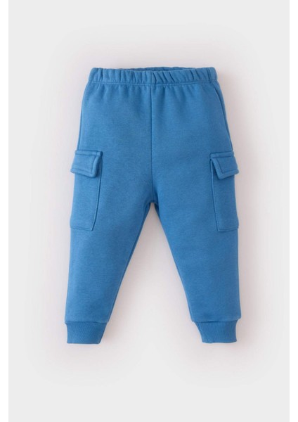 Erkek Bebek Beli Lastikli Cepli Eşofman Altı D7766A525SP