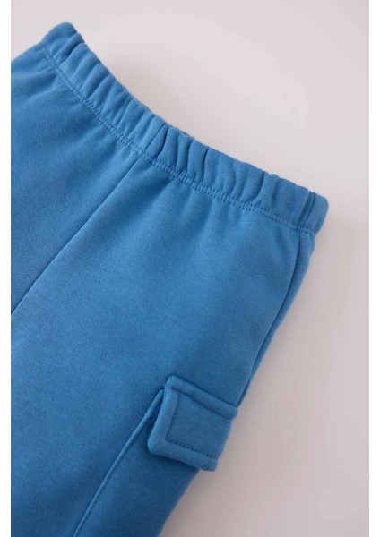 Erkek Bebek Beli Lastikli Cepli Eşofman Altı D7766A525SP