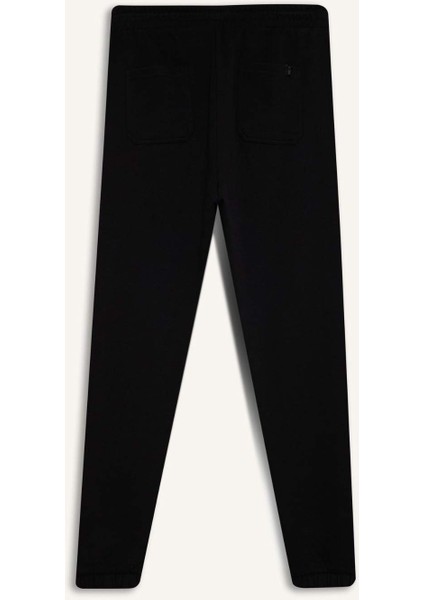 Slim Fit Dar Kesim Fermuar Cepli Pike Eşofman Altı D5258AX25SP