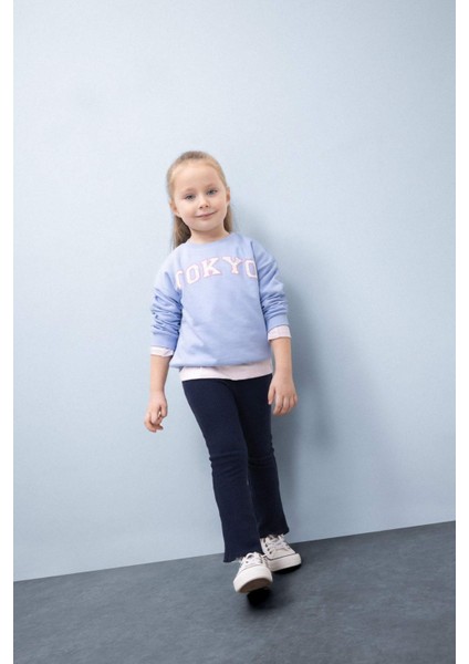 Kız Bebek İspanyol Paça Waffle Tayt D7888A525SP