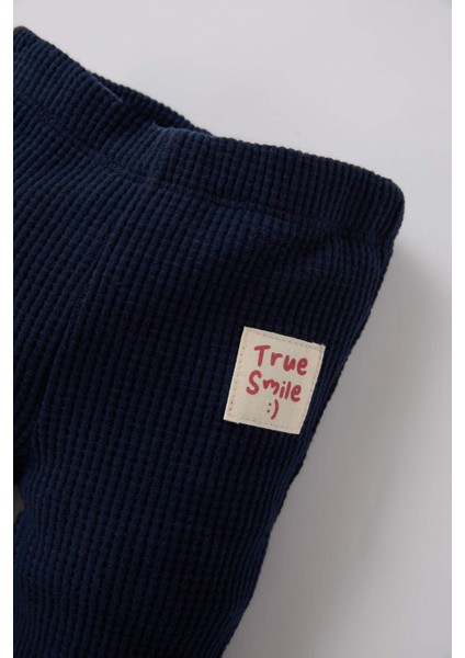 Kız Bebek İspanyol Paça Waffle Tayt D7888A525SP