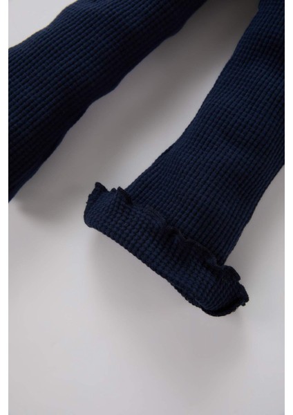 Kız Bebek İspanyol Paça Waffle Tayt D7888A525SP