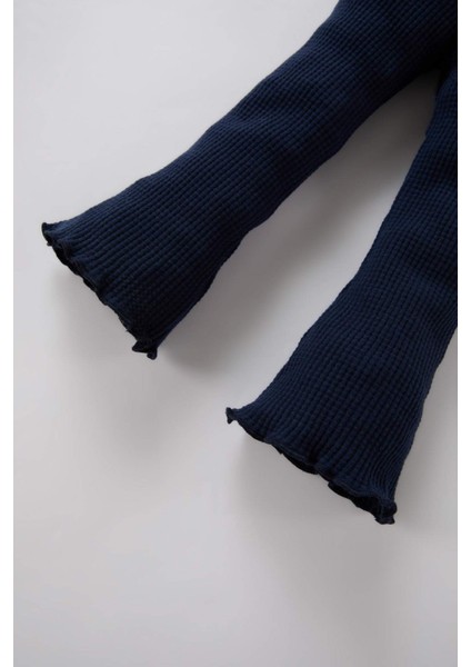 Kız Bebek İspanyol Paça Waffle Tayt D7888A525SP