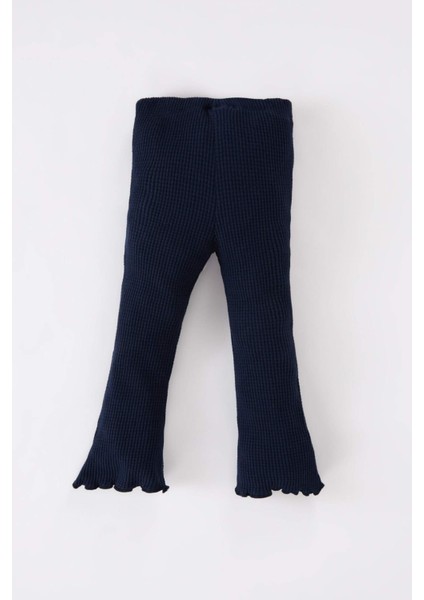 Kız Bebek İspanyol Paça Waffle Tayt D7888A525SP