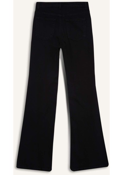 Mia Yüksek Bel Düz Paça Cepli Jean Pantolon D6639AX25SP