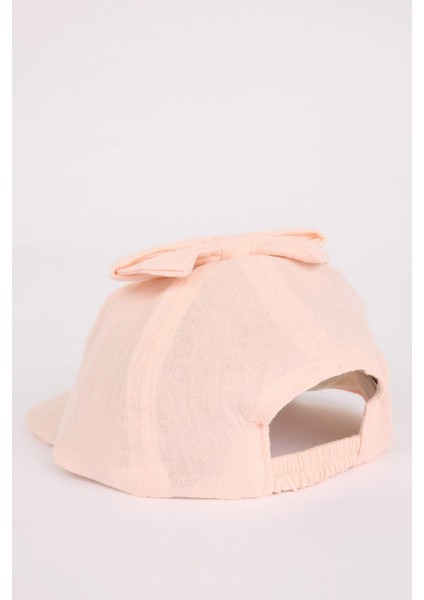 Kız Bebek Müslin Cap Şapka D8389A525SM
