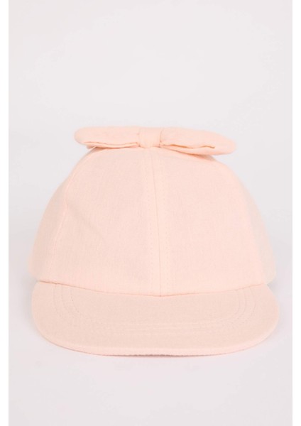Kız Bebek Müslin Cap Şapka D8389A525SM