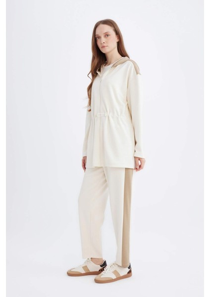 Beli Lastikli Yan Şeritli Harem Pantolon D9025AX24WN