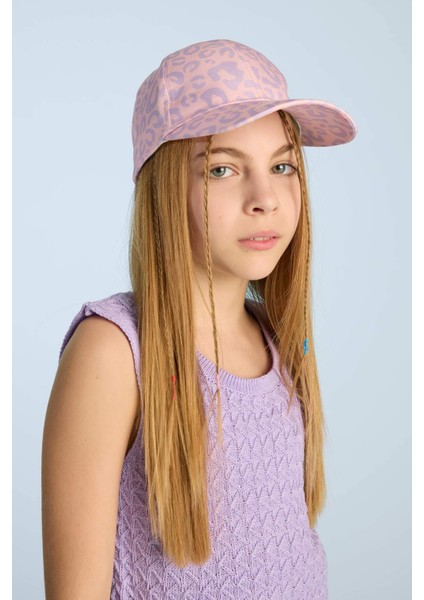 Kız Çocuk Desenli Cap Şapka D8433A825SM