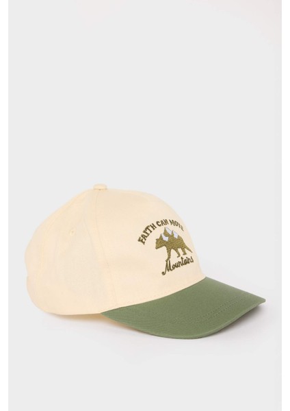 Erkek Çocuk Nakışlı Pamuklu Cap Şapka D8402A825SM