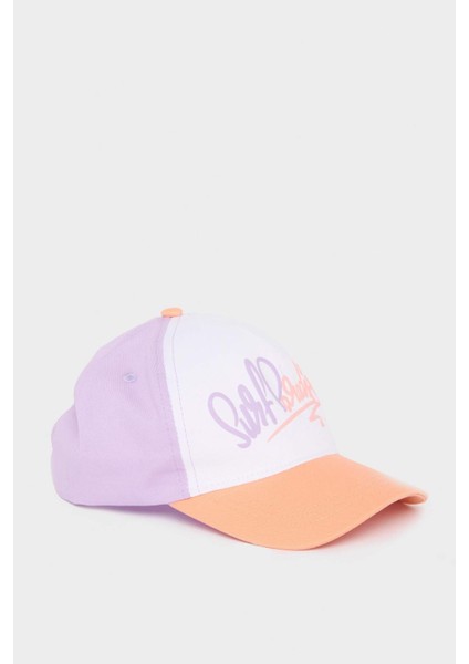 Kız Çocuk Baskılı Pamuklu Cap Şapka D8431A825SM