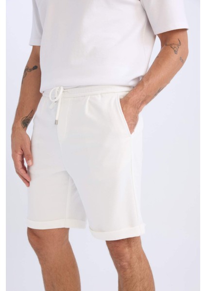 Beli Bağcıklı Yazlık Pike Bermuda Şort A7341AX25SP