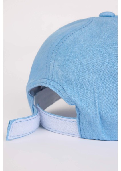 Kız Çocuk Nakışlı Jean Görünümlü Cap Şapka D8429A825SM