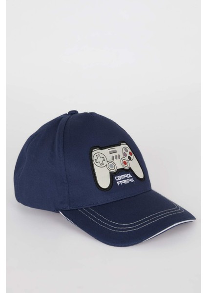 Erkek Çocuk Nakışlı Pamuklu Cap Şapka D8404A825SM