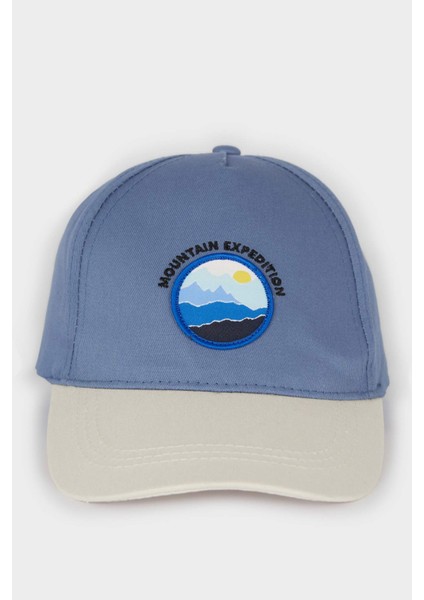 Erkek Çocuk Nakışlı Pamuklu Cap Şapka D8401A825SM