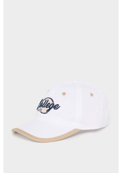 Erkek Çocuk Nakışlı Pamuklu Cap Şapka D8397A825SM