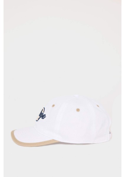 Erkek Çocuk Nakışlı Pamuklu Cap Şapka D8397A825SM