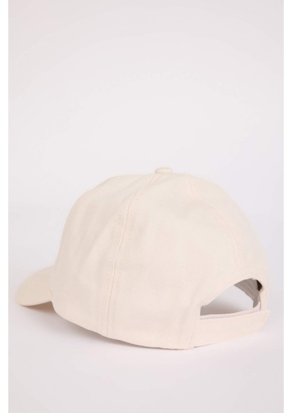 Kız Çocuk Nakışlı Pamuklu Cap Şapka D8432A825SM