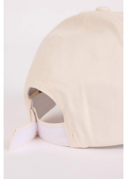 Kız Çocuk Nakışlı Pamuklu Cap Şapka D8432A825SM