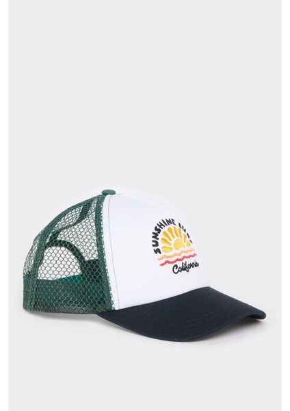 Erkek Çocuk Nakışlı Pamuklu Cap Şapka D8400A825SM