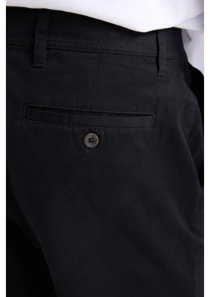 Regular Fit Normal Kesim Yazlık Düz Paça Chino Kanvas Pantolon D7349AX25SP