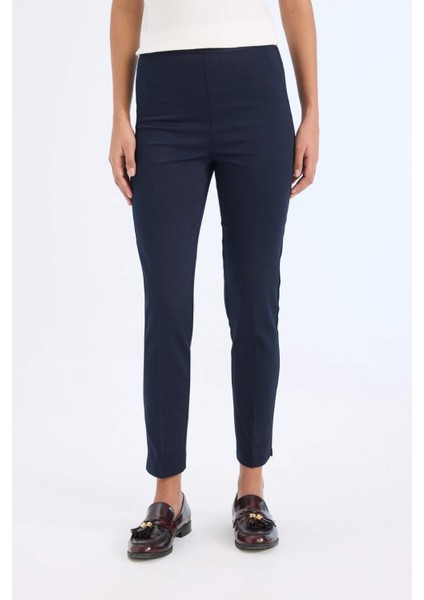 Sigaret Normal Bel Düz Paça Saten Kumaş Pantolon J8743AZ25SM