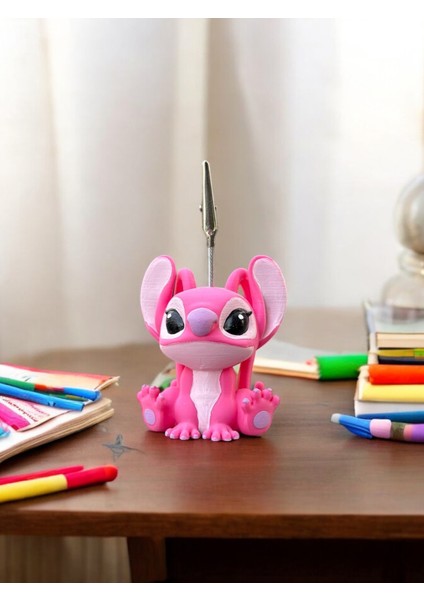 Stitch Angel Temalı Kawaii Pla Fotoğraf ve Not Tutucu - Ofis Masa Not Tutacağı fırsatları