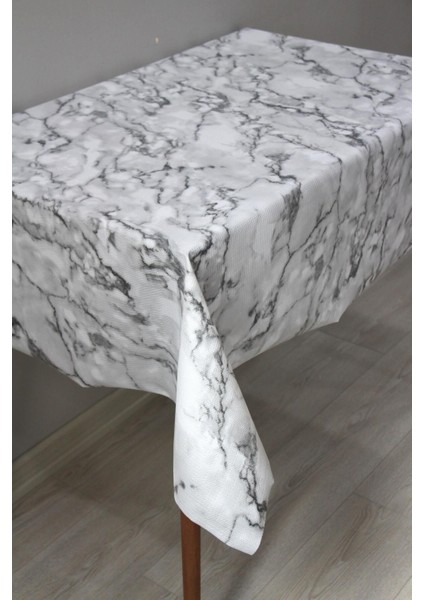 Kaydırmaz Pvc Silinebilir Muşamba Masa Örtüsü 006-GRİMERMER