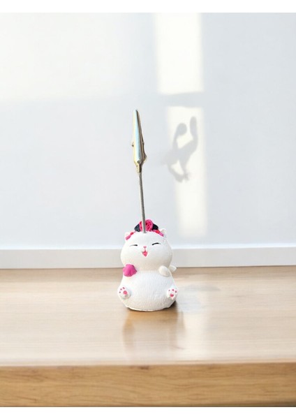 Tekli Japonya Şans Kedileri Kawaii Fotoğraf ve Not Tutucu - Ofis Masa Not Tutacağı fiyatları
