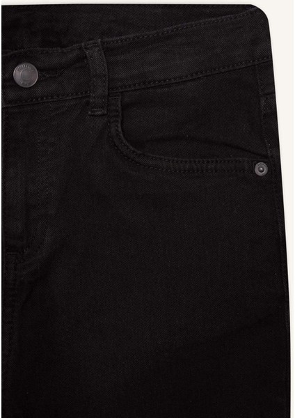 Erkek Çocuk Straight Fit Standart Paça Basic Düz Jean Pantolon B5445A825SM